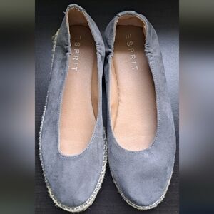 Esprit Gray Espadrilles Comfortable Style